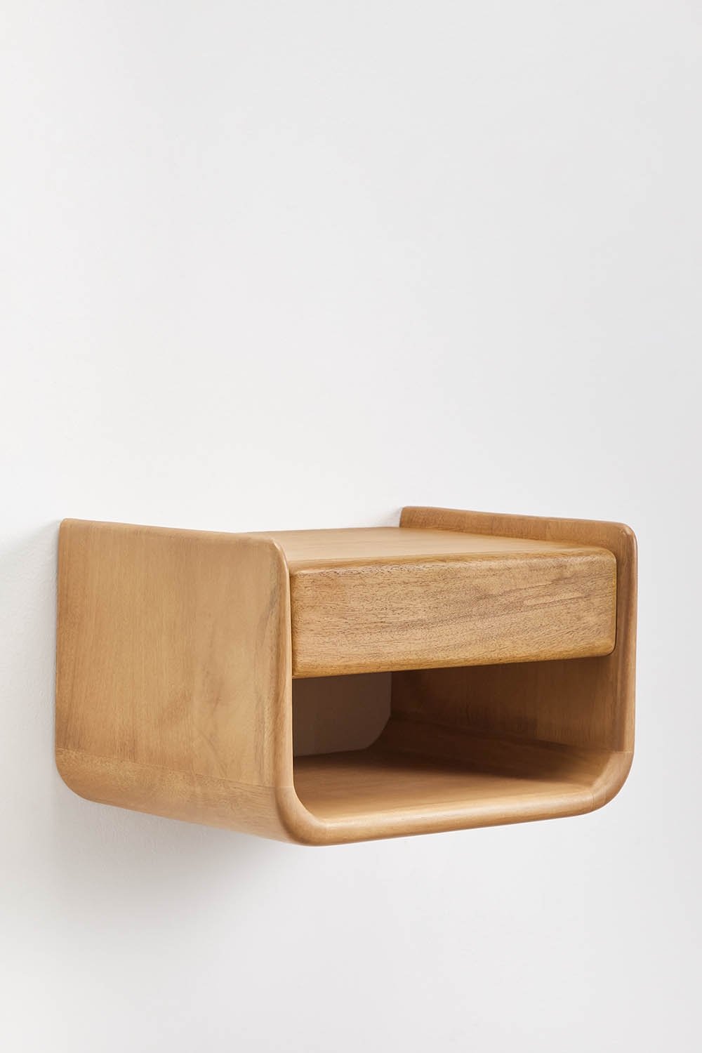 Comodino sospeso rettangolare 40x30 cm in legno Tinsley, immagine della galleria 3