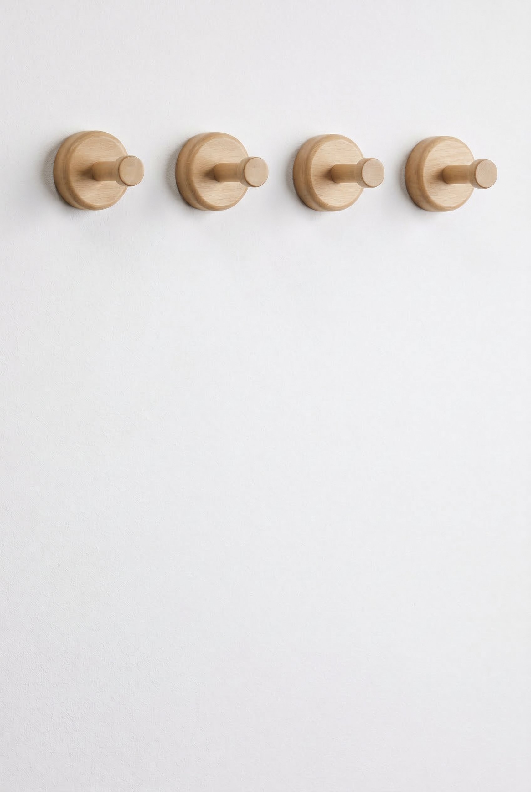 Set di 4 appendiabiti da parete in legno Daxro, immagine della galleria 3