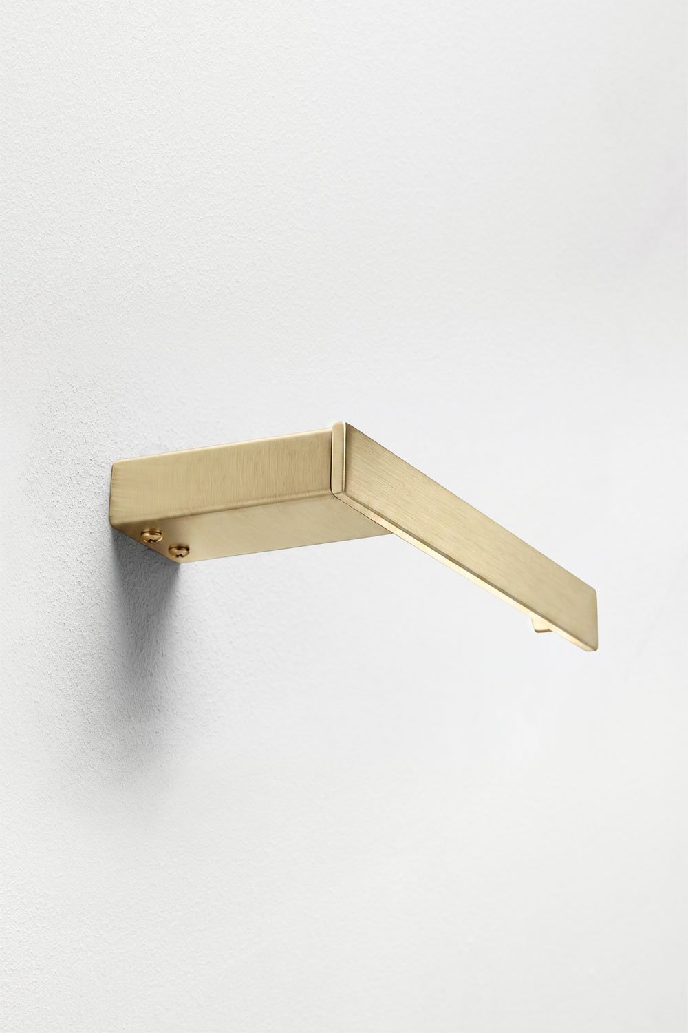Portarotolo da bagno in acciaio inox oro spazzolato Olvam, immagine della galleria 7