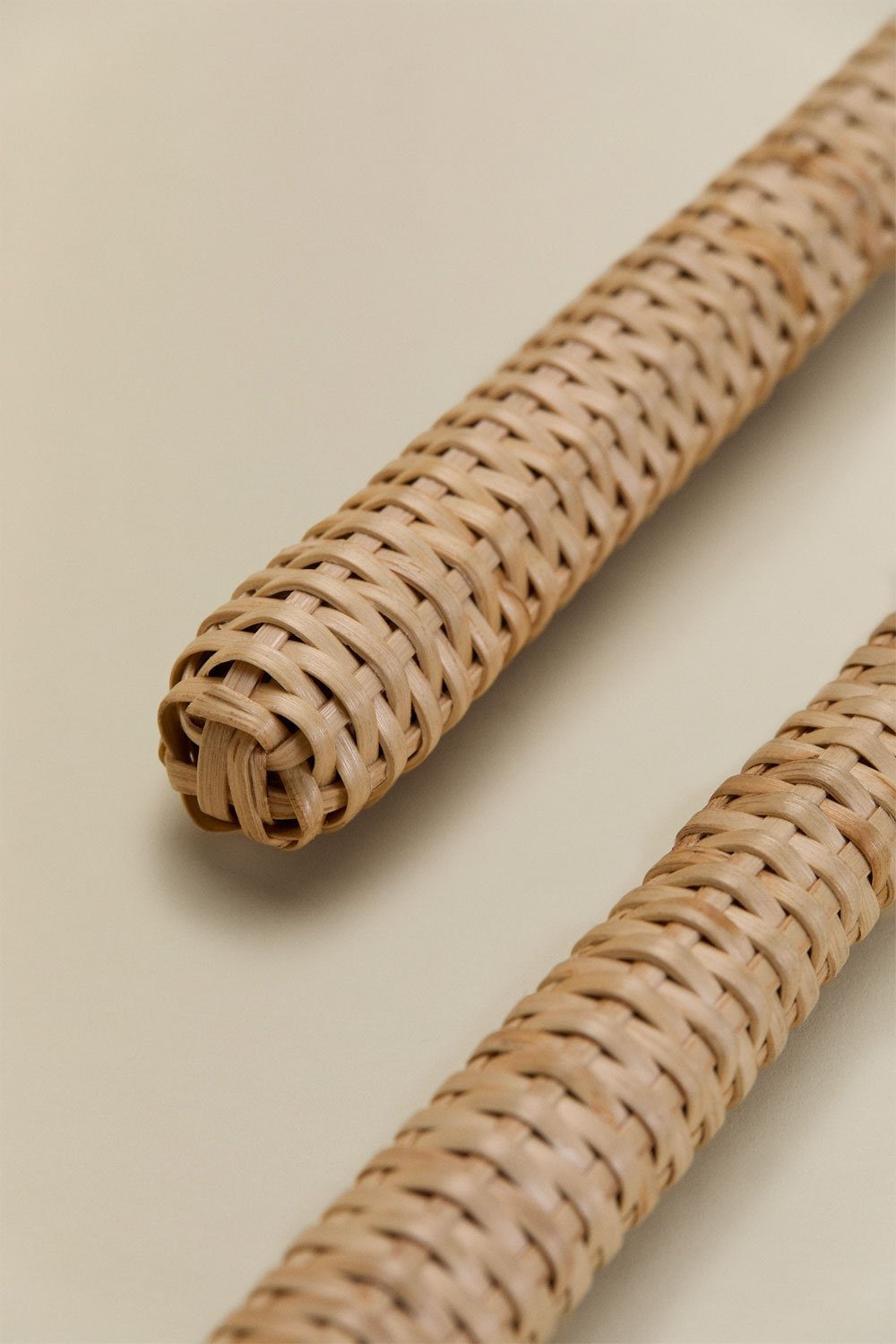 Set di 2 posate per insalata in acciaio inossidabile e bambù Dakomi, immagine della galleria 6