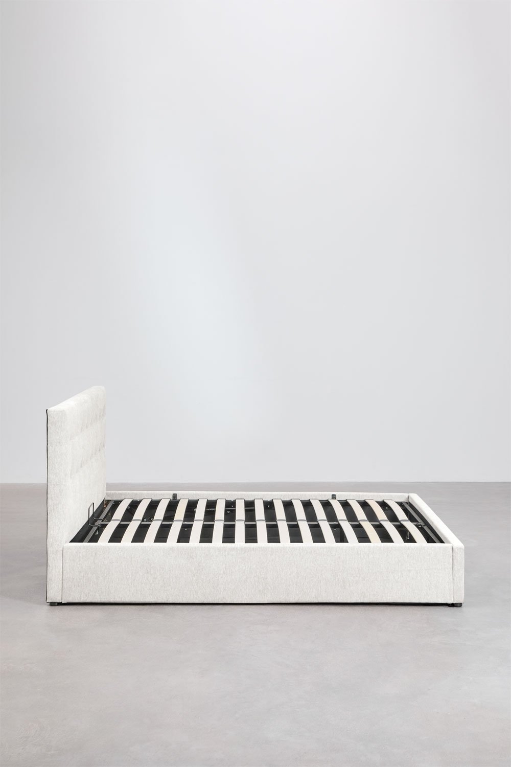Letto con contenitore imbottito Abiel, immagine della galleria 5