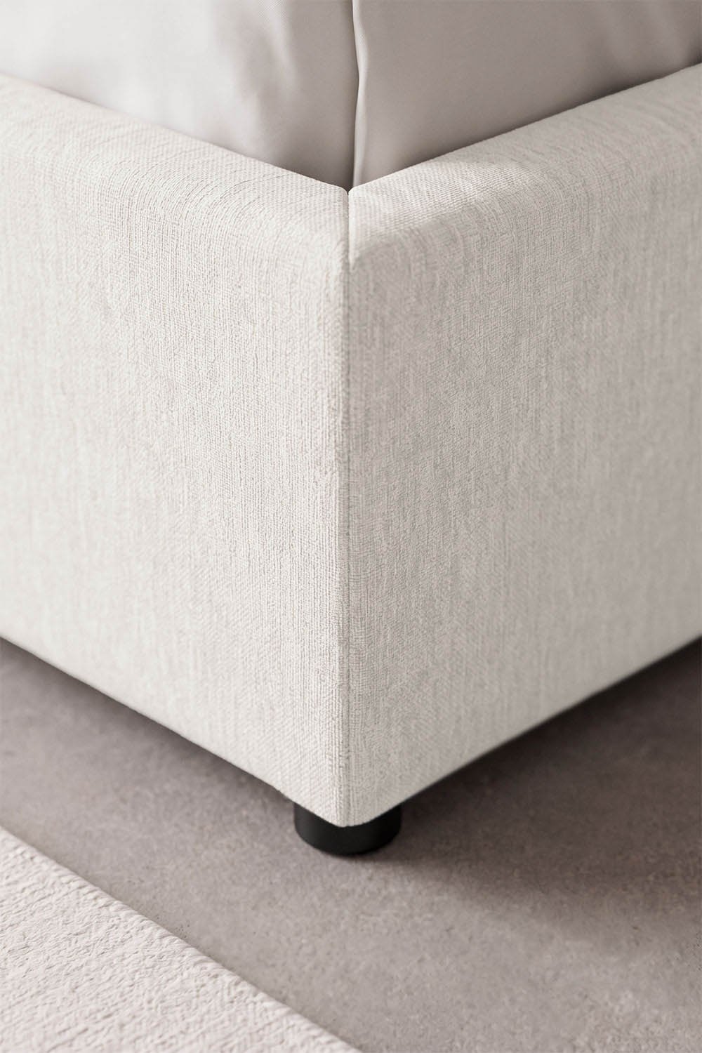 Letto con contenitore imbottito Abiel, immagine della galleria 2