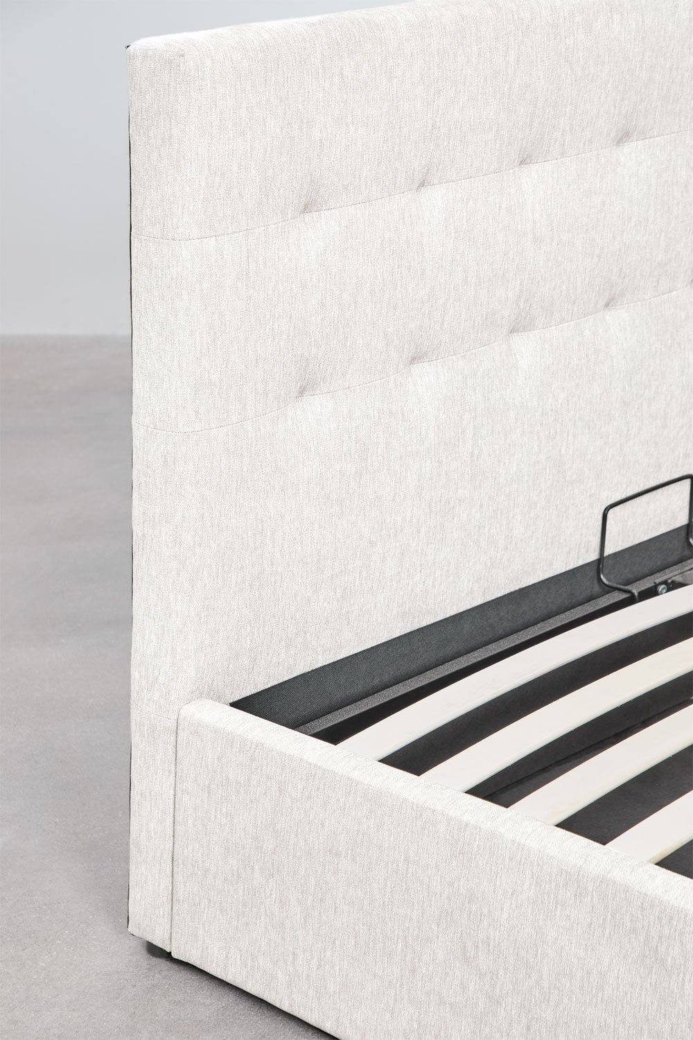 Letto con contenitore imbottito Abiel, immagine della galleria 6