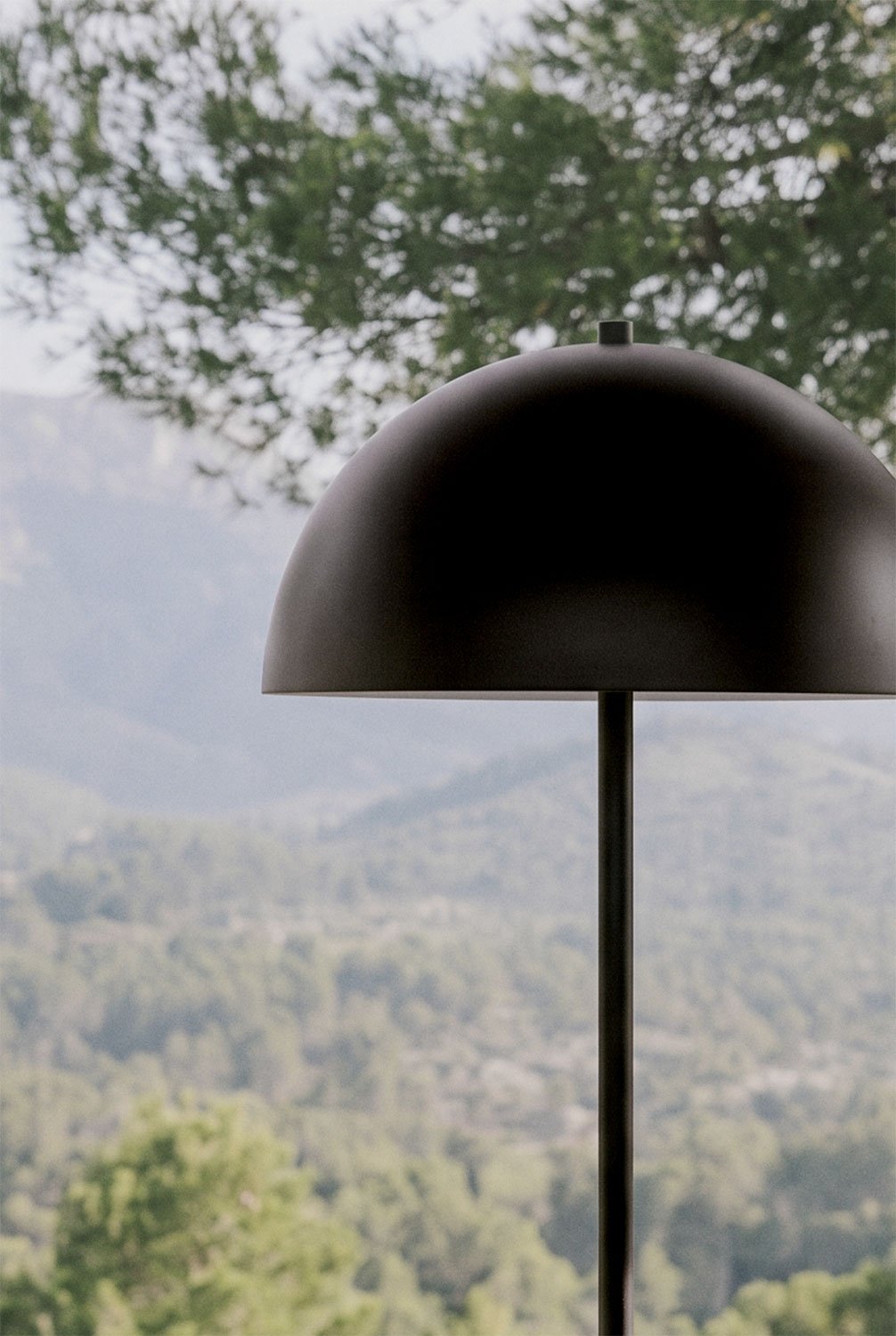 Lampada da terra LED per esterni in acciaio inossidabile e pietra naturale Nicolas, immagine della galleria 2