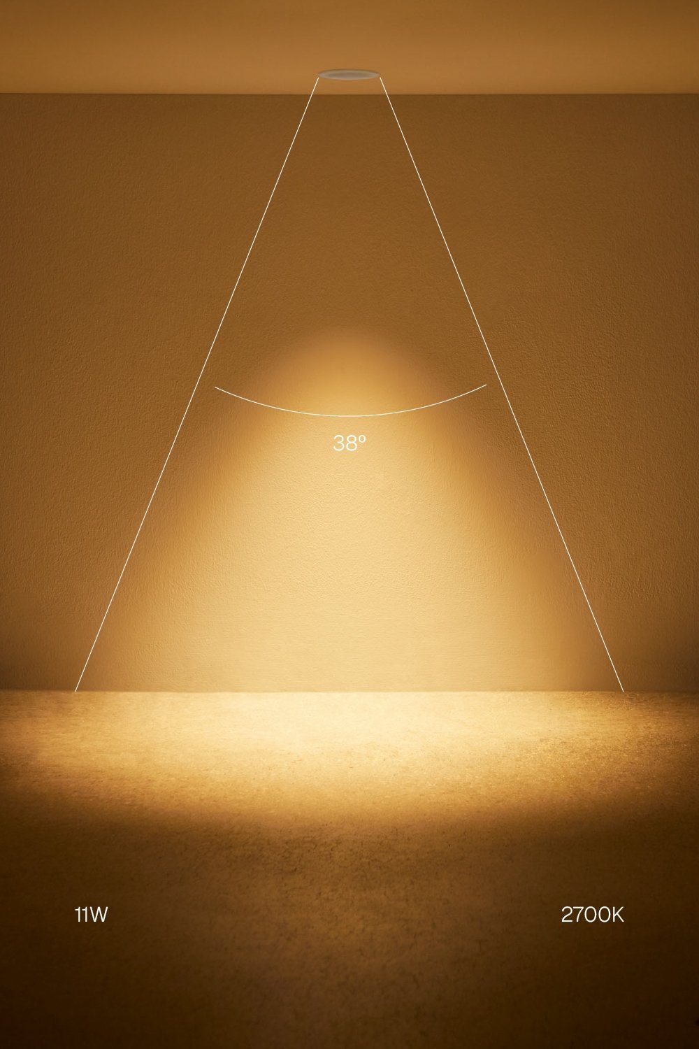 Pack da 3 downlight LED da incasso senza cornice trimless rotondi Ø6,8 cm per esterni in alluminio Orelva, imagen de galeria 2