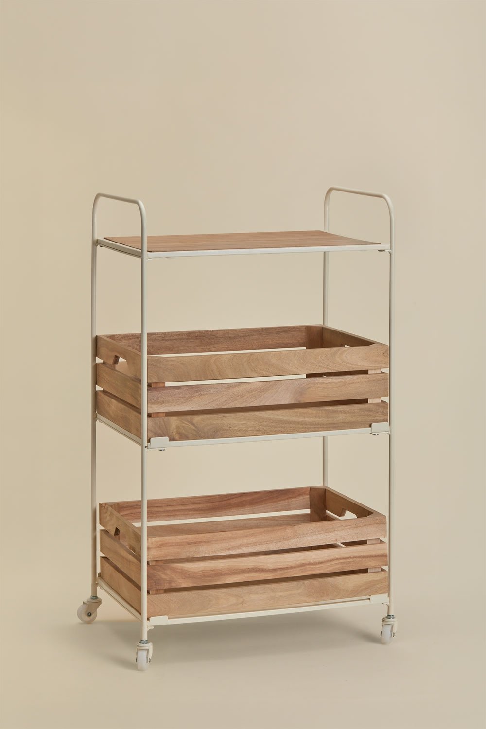 Carrello da cucina in ferro e MDF Unsier, immagine della galleria 3