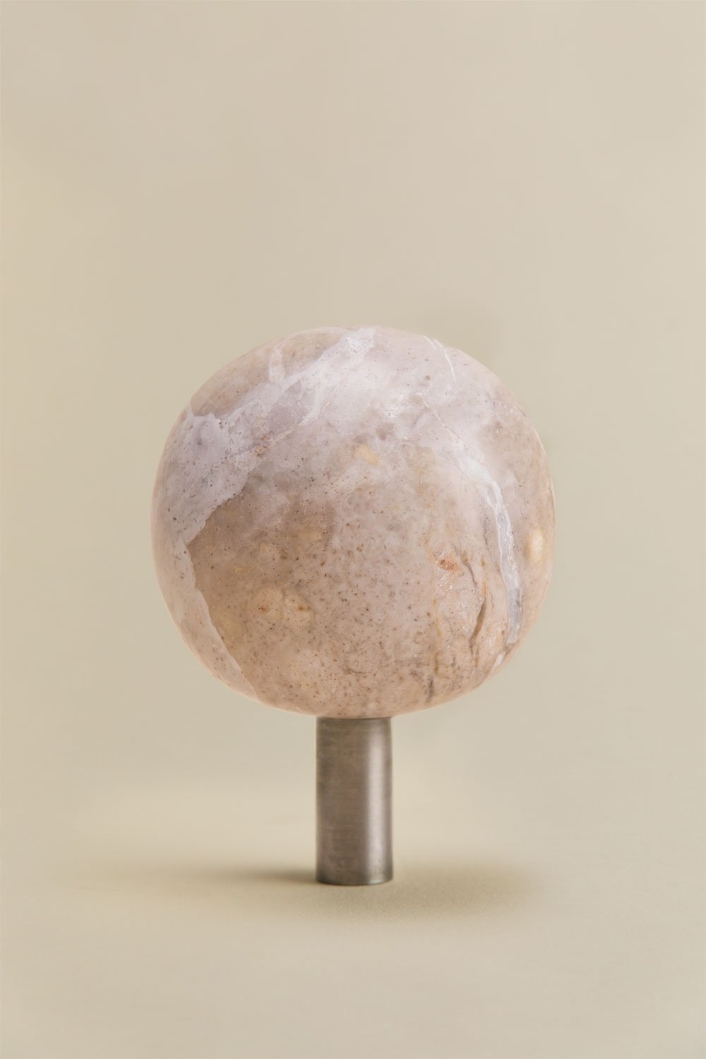 Set di 2 maniglie in pietra naturale e acciaio inossidabile Wilster, immagine della galleria 5