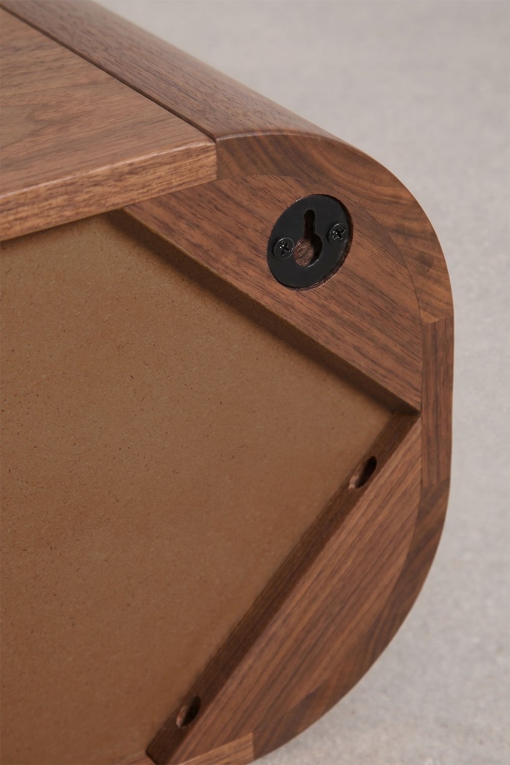 Set di 2 comodini sospesi 50x35 cm in legno di mango e pietra naturale Kivalina, immagine della galleria 8