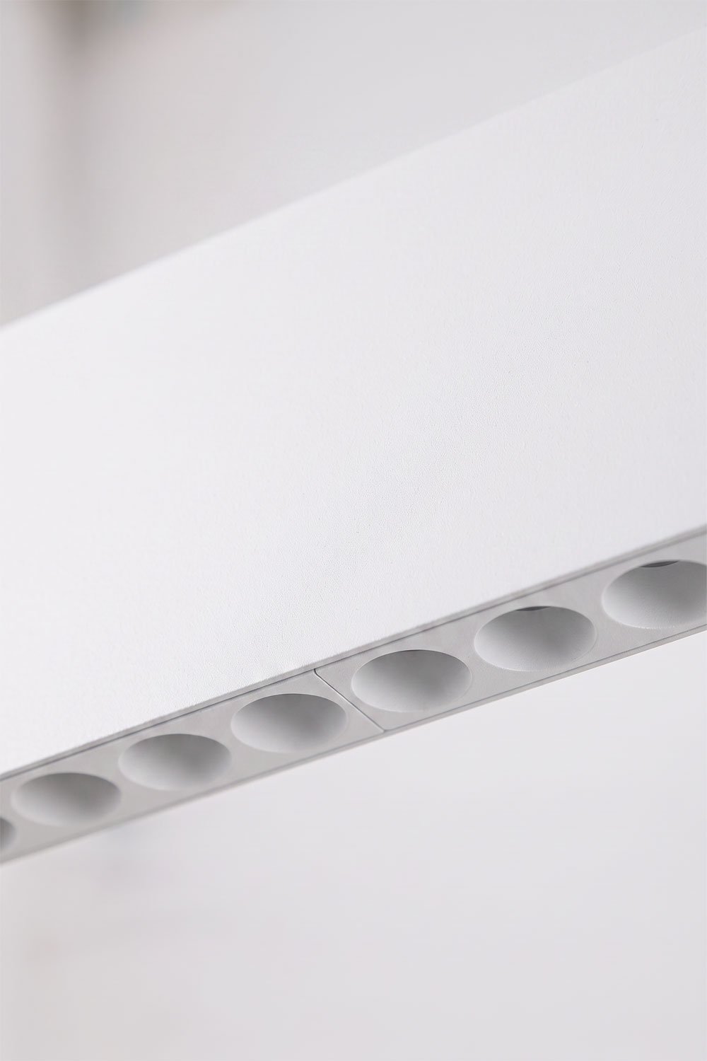 Lampada a sospensione lineare LED 120 cm con luce indiretta in alluminio Airali, immagine della galleria 5