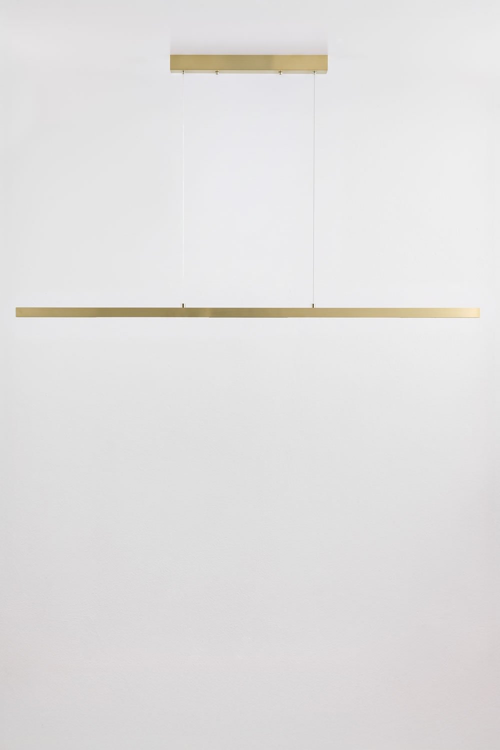 Lampada a sospensione lineare LED 120 cm con luce indiretta in alluminio Danile, immagine della galleria 3