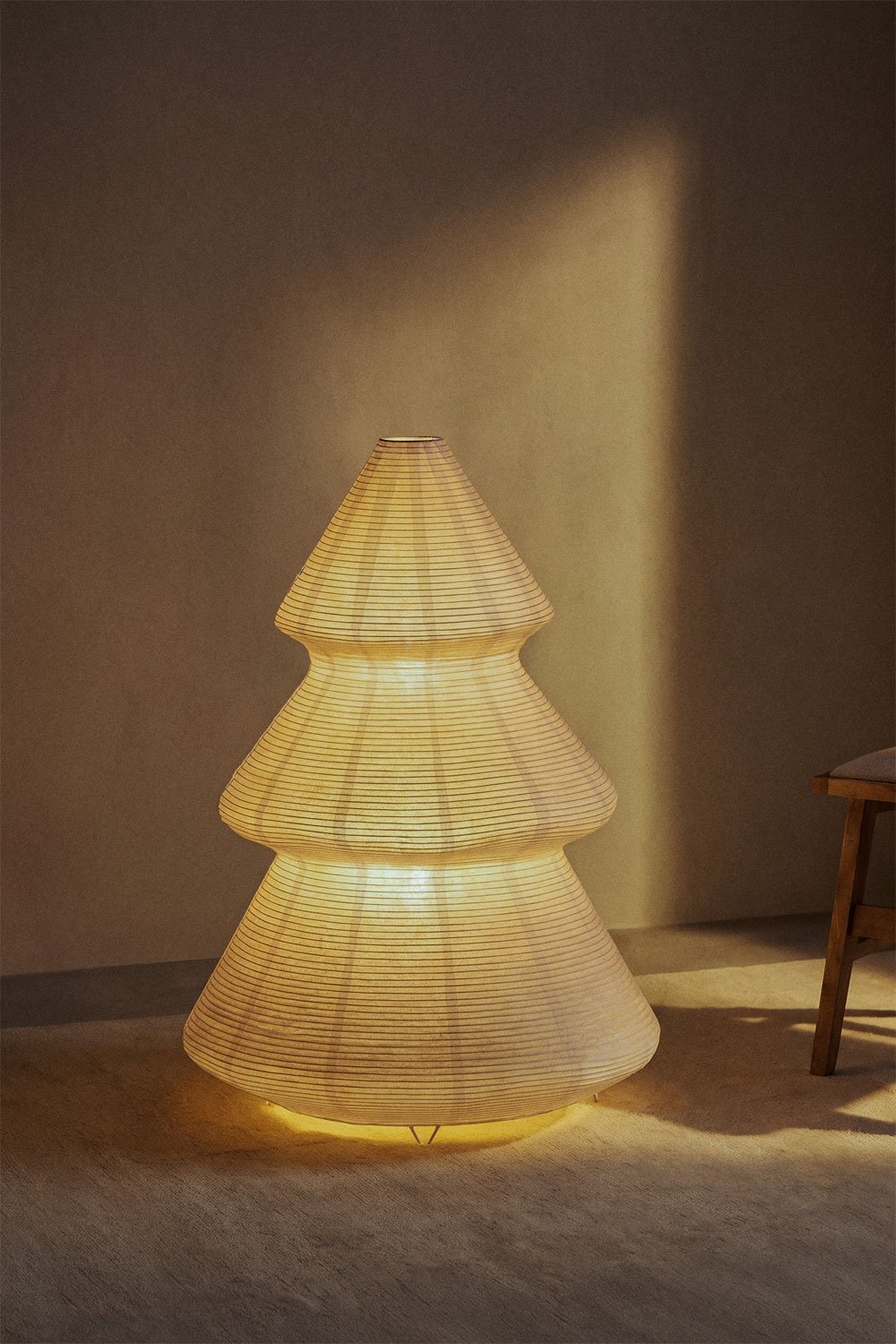 Albero di Natale luminoso in lino Roulmi, immagine della galleria 1