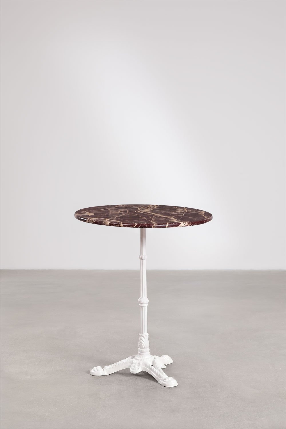Tavolo da bar rotondo Ø60cm in pietra naturale Azteca, immagine della galleria 3