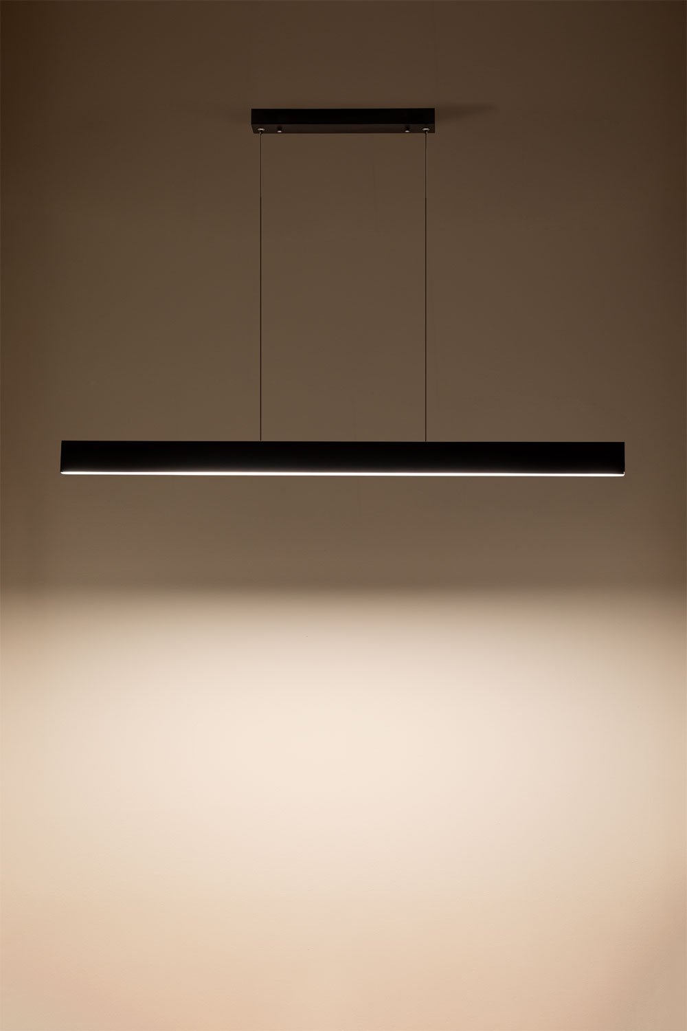 Lampada a sospensione lineare LED 120 cm in alluminio Astley, immagine della galleria 5