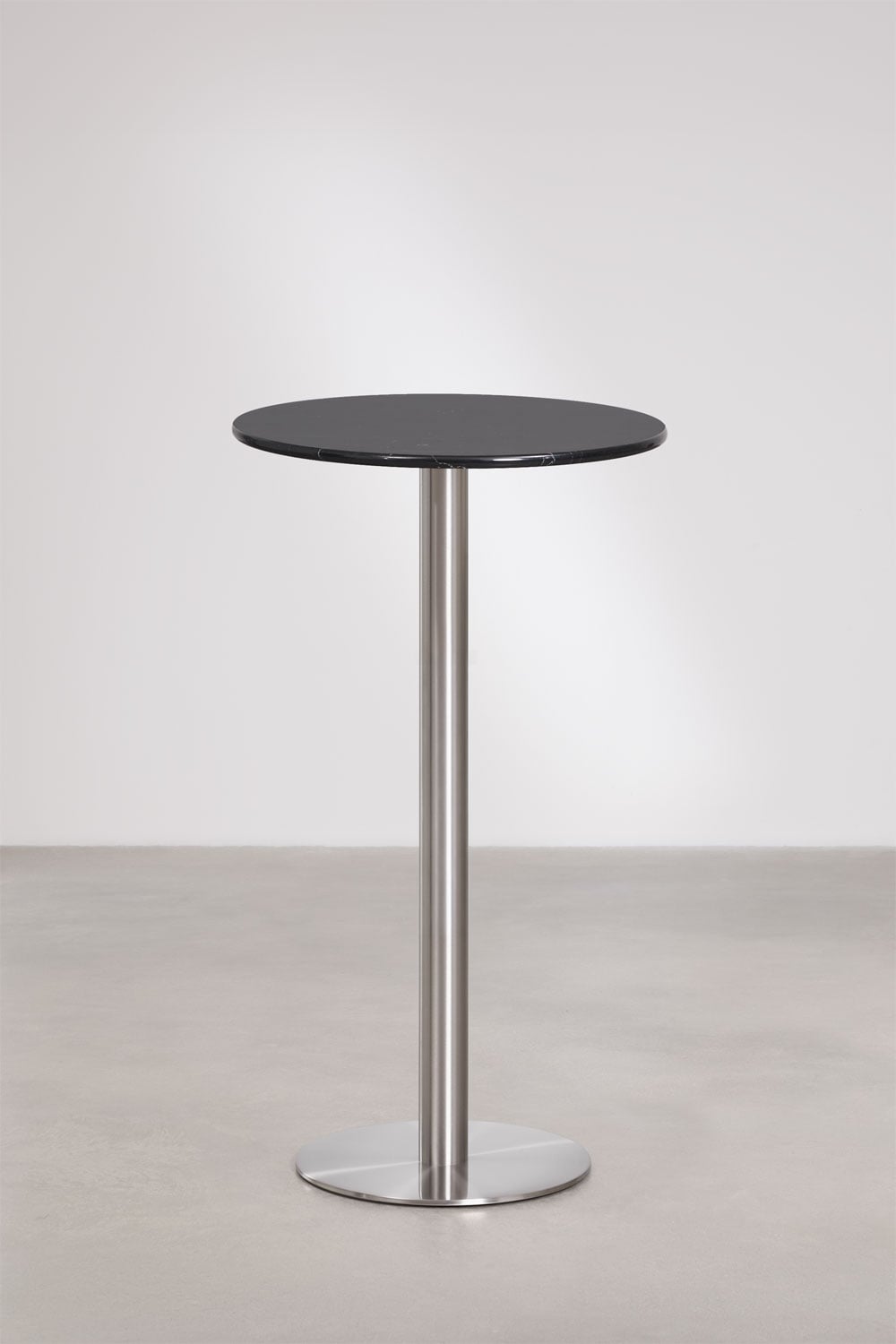 Tavolo alto da bar rotondo Ø60 cm in pietra naturale Xiren, immagine della galleria 1