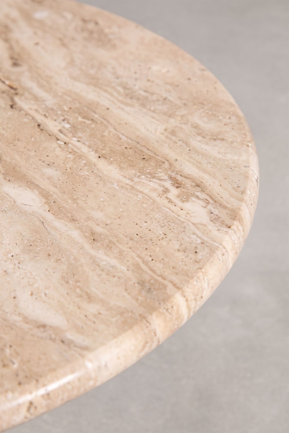 Tavolo alto da bar rotondo Ø60 cm in pietra naturale Xiren, immagine della galleria 2