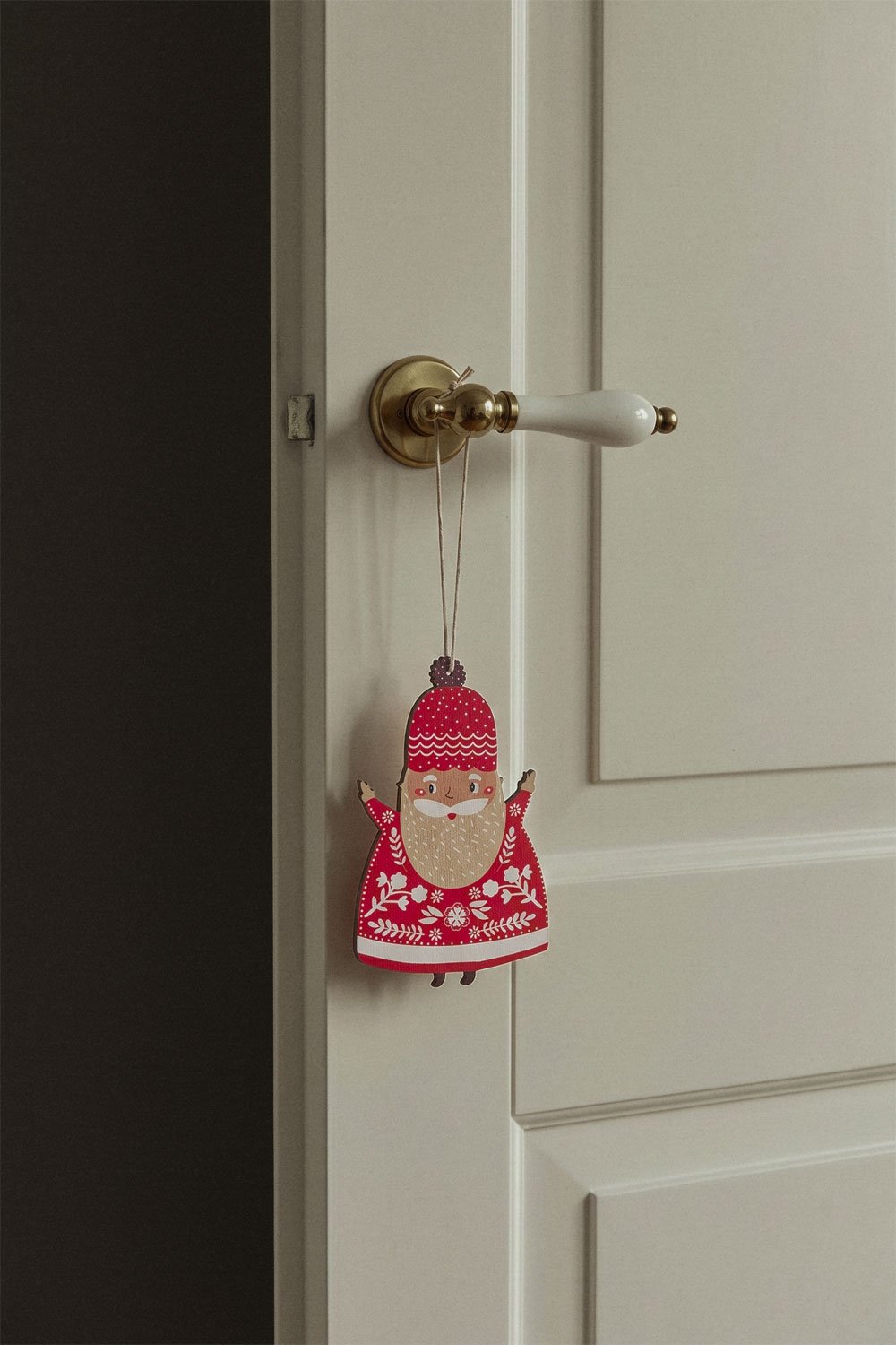 Set di 3 decorazioni natalizie in MDF Maulor, immagine della galleria 1