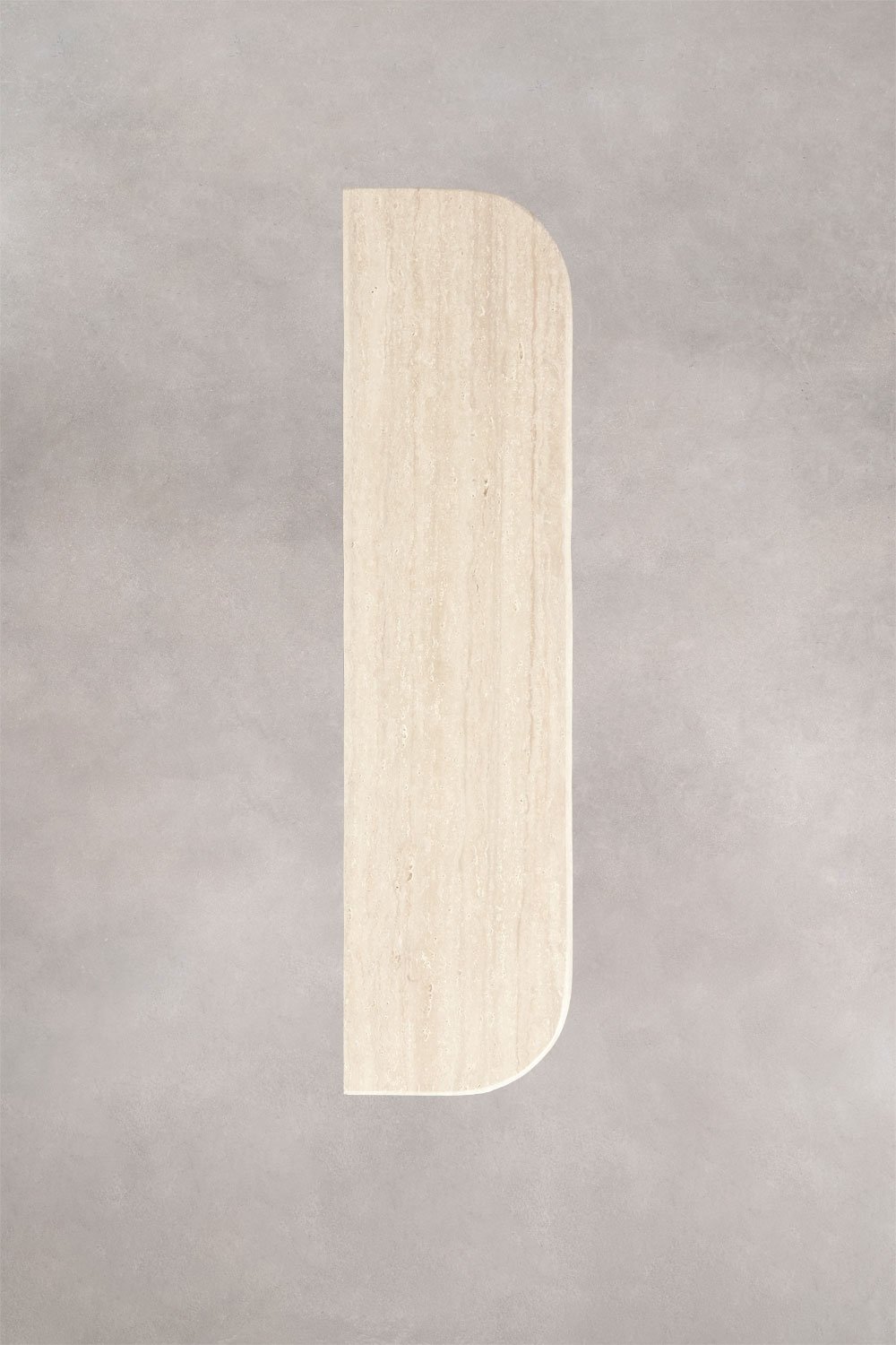 Consolle ingresso rettangolare 120x30 cm in legno di mango e pietra naturale Talix, immagine della galleria 9