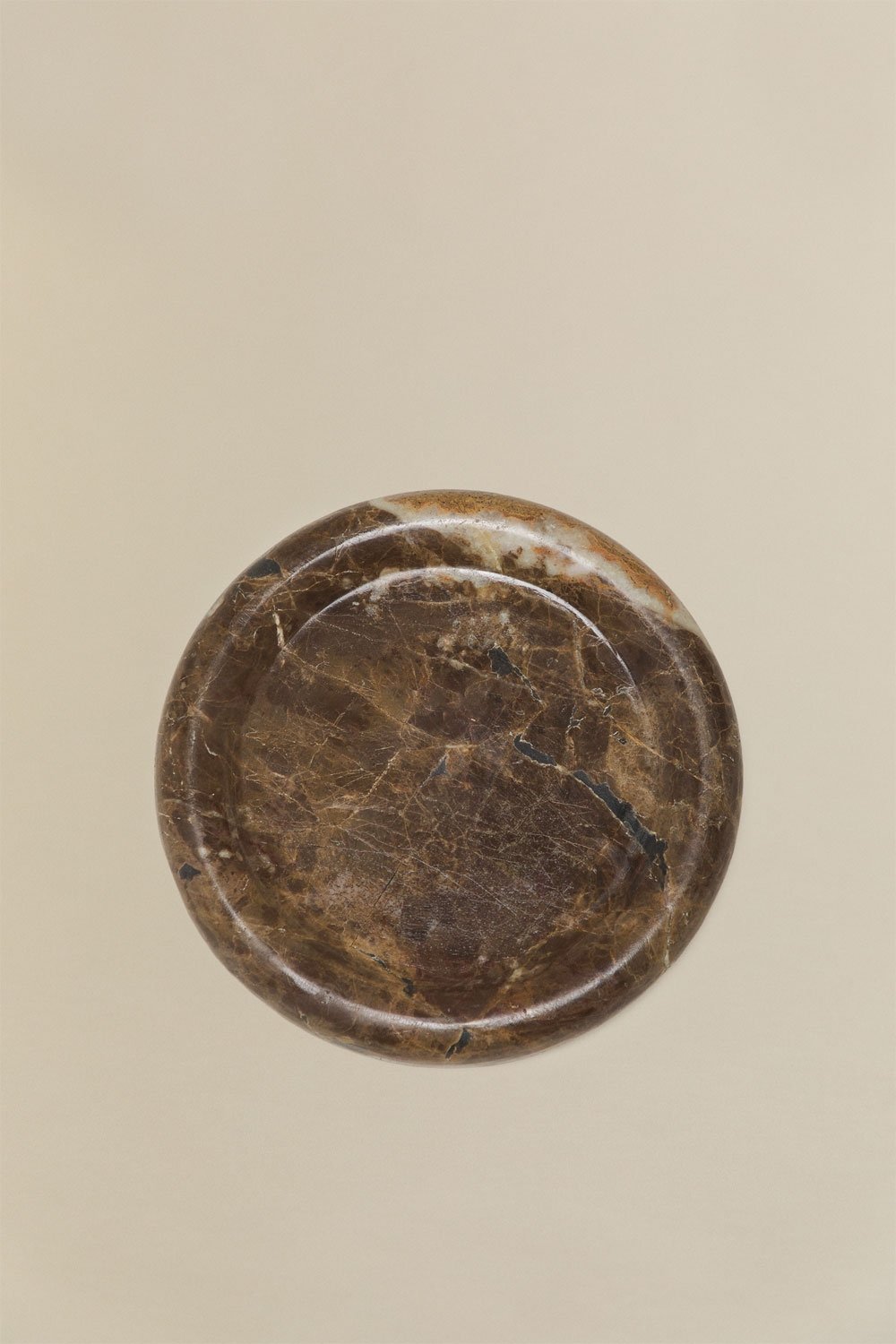 Portaoggetti rotondo Ø20 cm in marmo Velmar, immagine della galleria 3