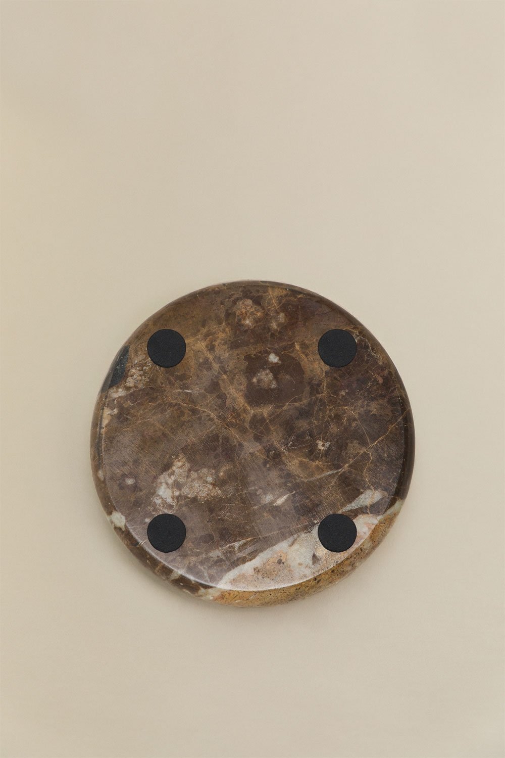 Portaoggetti rotondo Ø20 cm in marmo Velmar, immagine della galleria 6