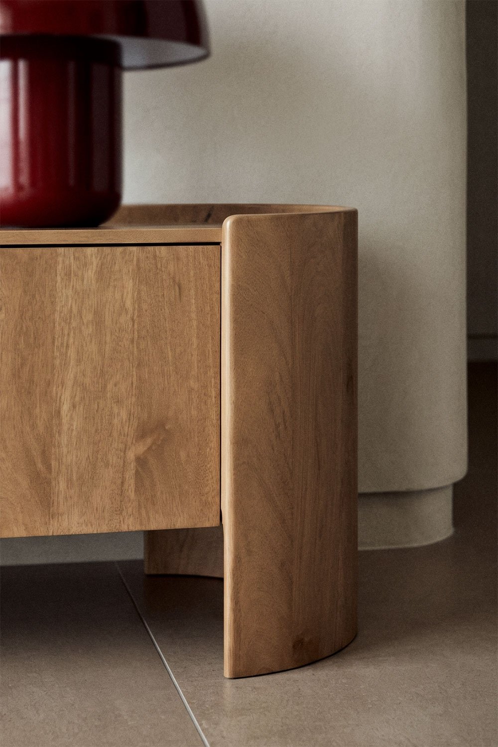 Mobile TV 240x45 cm in legno di mango Sidney, immagine della galleria 2