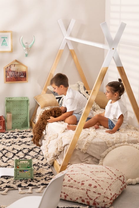 Cameretta Montessori Cottage: Composizione cameretta Montessori con doppio  lettino in OFFERTA - Sotto il Cavolo