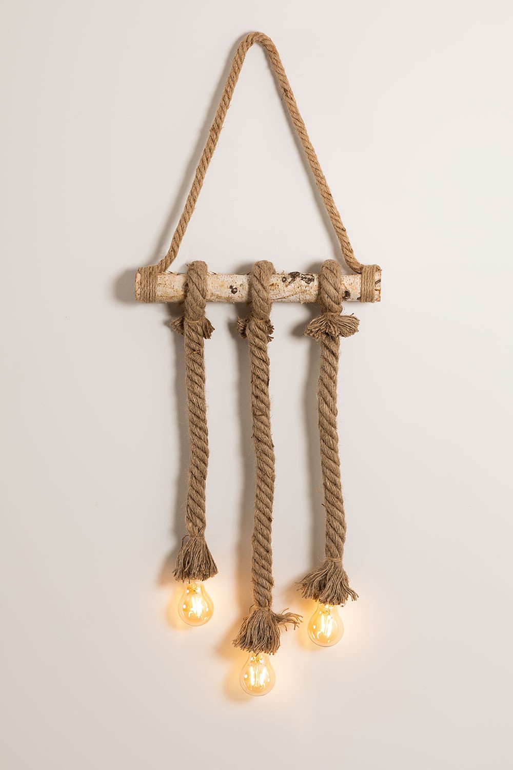 Lampada a sospensione in legno Savy, immagine della galleria 1