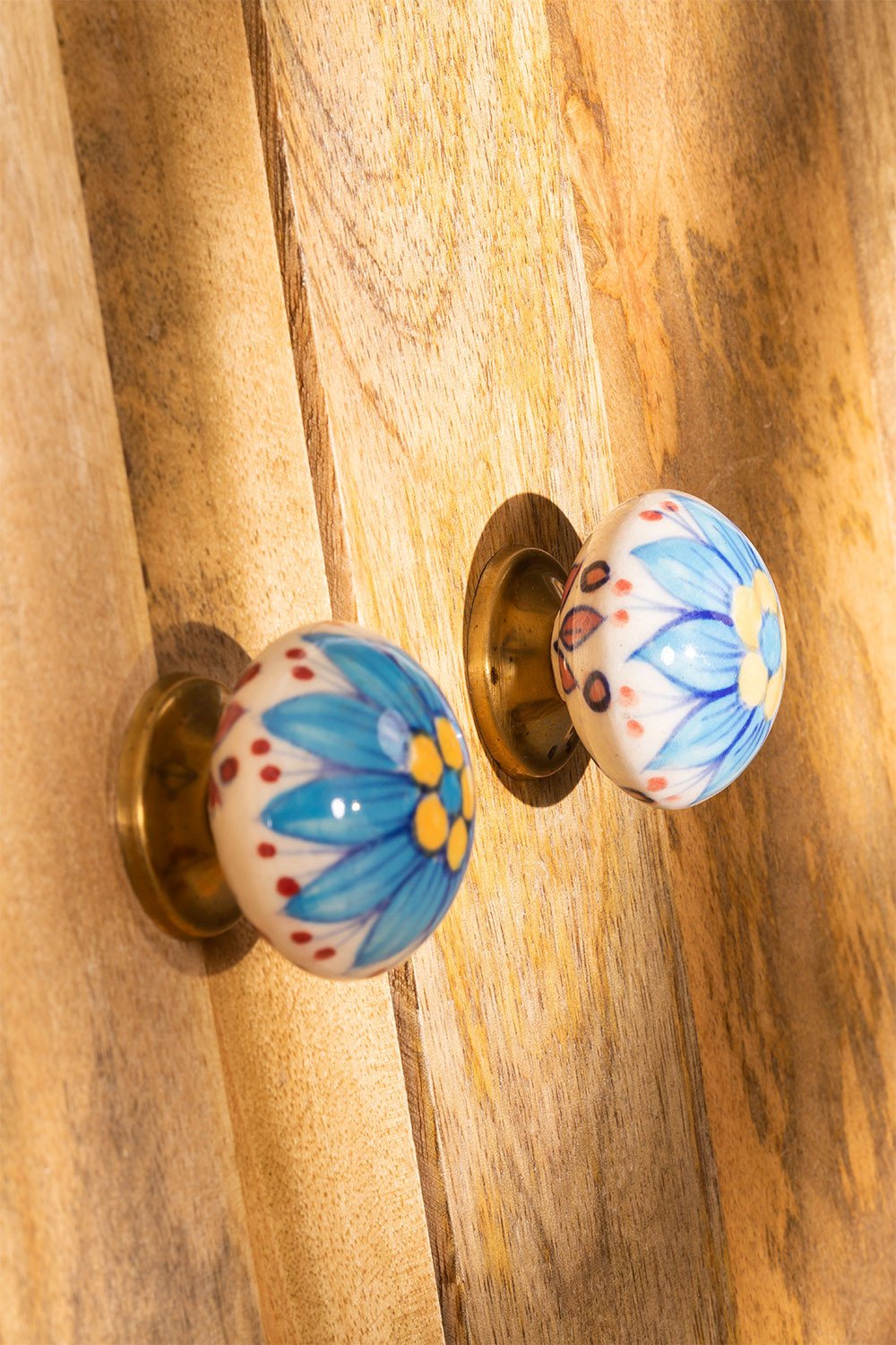 Set di 2 maniglie in ceramica Flowe, immagine della galleria 1
