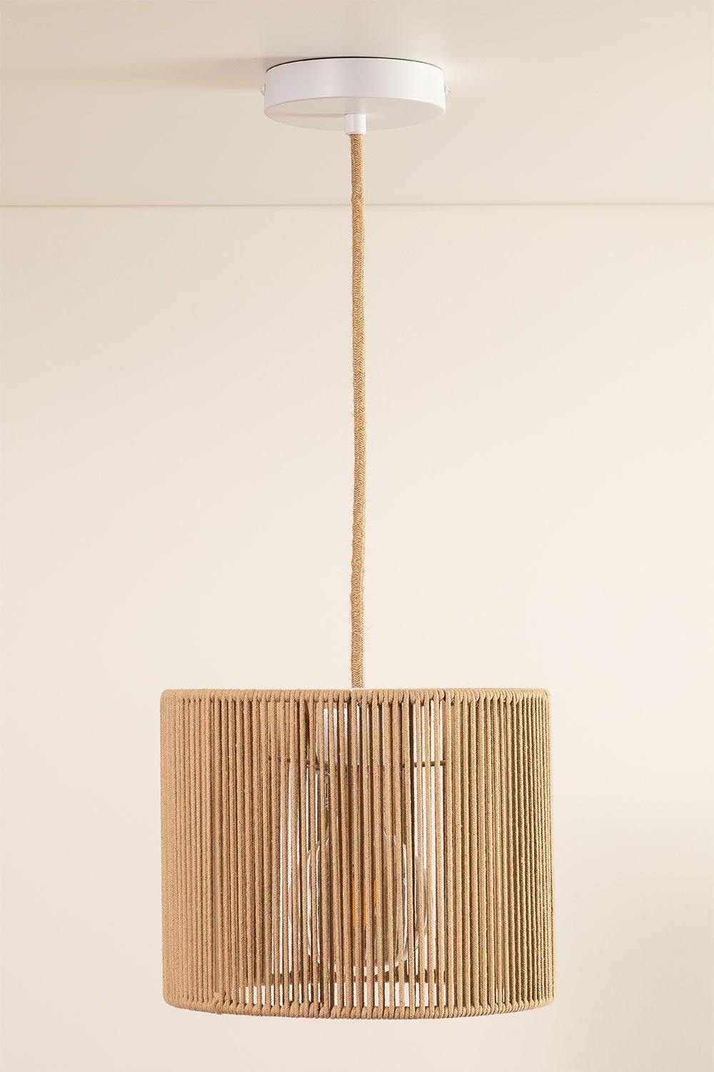 Lampada da soffitto in corda di nylon Uillo, immagine della galleria 2
