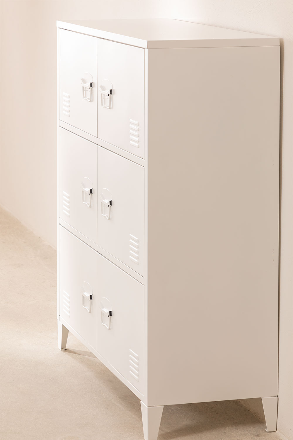 Armadietto Muro Con Cassetto FENLAX 60x23.5x10 Cm - Grigio MDF E Metallo - Foto 2