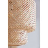 Bamboe Plafondlamp (Ø45 cm) Lexie Naturel, miniatuur afbeelding 4