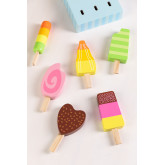 Set van 6 Houten ijsjes Friggo Kids, miniatuur afbeelding 2