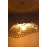 Bamboe Plafondlamp Taroucas Naturel Zwart Bamboe Plafondlamp Taroucas Naturel Zwart