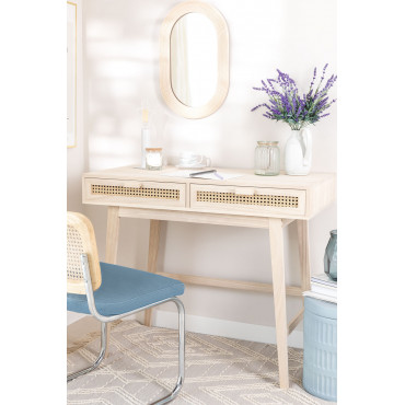 Houten Bureau Ralik Design Natuurlijk Hout - Sklum