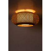 Plafondlamp in Bamboe Terles, miniatuur afbeelding 3