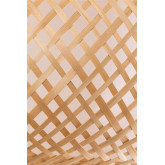 Plafondlamp in Bamboe Terles, miniatuur afbeelding 5