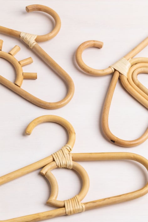Set van 3 rieten hangers Binns Kids