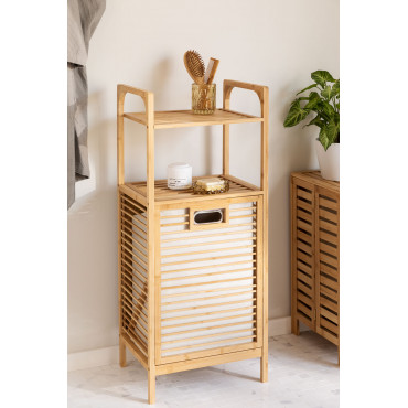 Lauren Bamboe Wasmand Met Plank ↔︎ 39,5 Cm - Sklum