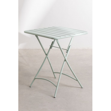 Vierkante Stalen Klaptafel (60x60 Cm) Janti Ijsberg - Sklum