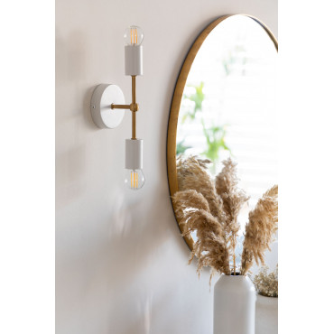 Olyar Ijzeren Wandlamp Goud - Sklum