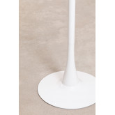 Ronde hoge tafel in MDF en metaal (Ø60 cm) Ivet Style, miniatuur afbeelding 4