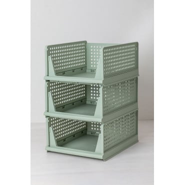 Set Van 3 Kledingopbergers Evadin Celadon & ↑18,8 Cm - Sklum