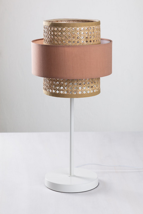 SKLUM Plafondlamp in rotan Satu Zwart