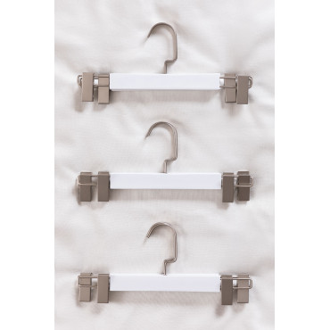 Set Van 6 Hangers Met Clip Rita Wit - Sklum