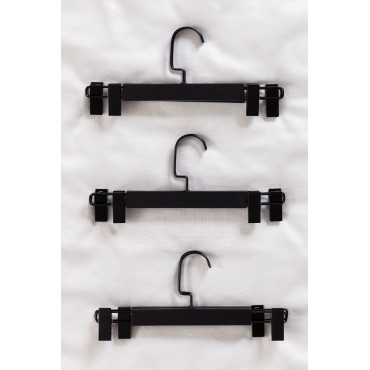 Set Van 6 Hangers Met Clip Rita Zwart - Sklum