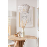 Gevlochten papier plafondlamp Libel, miniatuur afbeelding 1