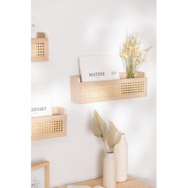 Rotan En Houten Plank Arxie ↔︎ 50 Cm - Sklum