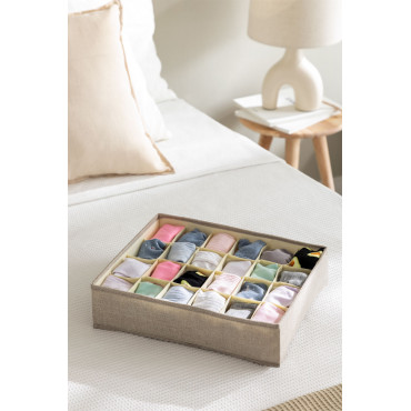 Textielorganizer 35x30 Cm Guat Beige - Sklum