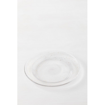Pak Van 4 Dessertborden In Byron Glass Transparant - Sklum