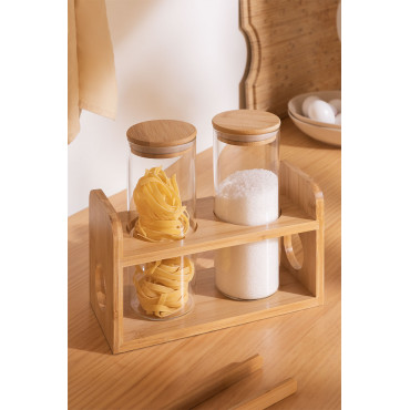 Set Van 2 Glazen Potjes (ø8,2 Cm) Seyne Transparant - Sklum