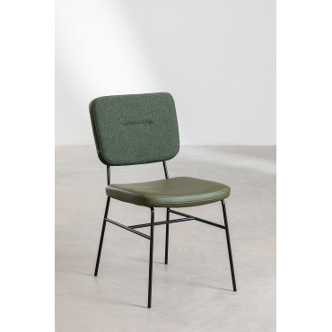 Milih Eetkamerstoel Groen – Khaki - Sklum